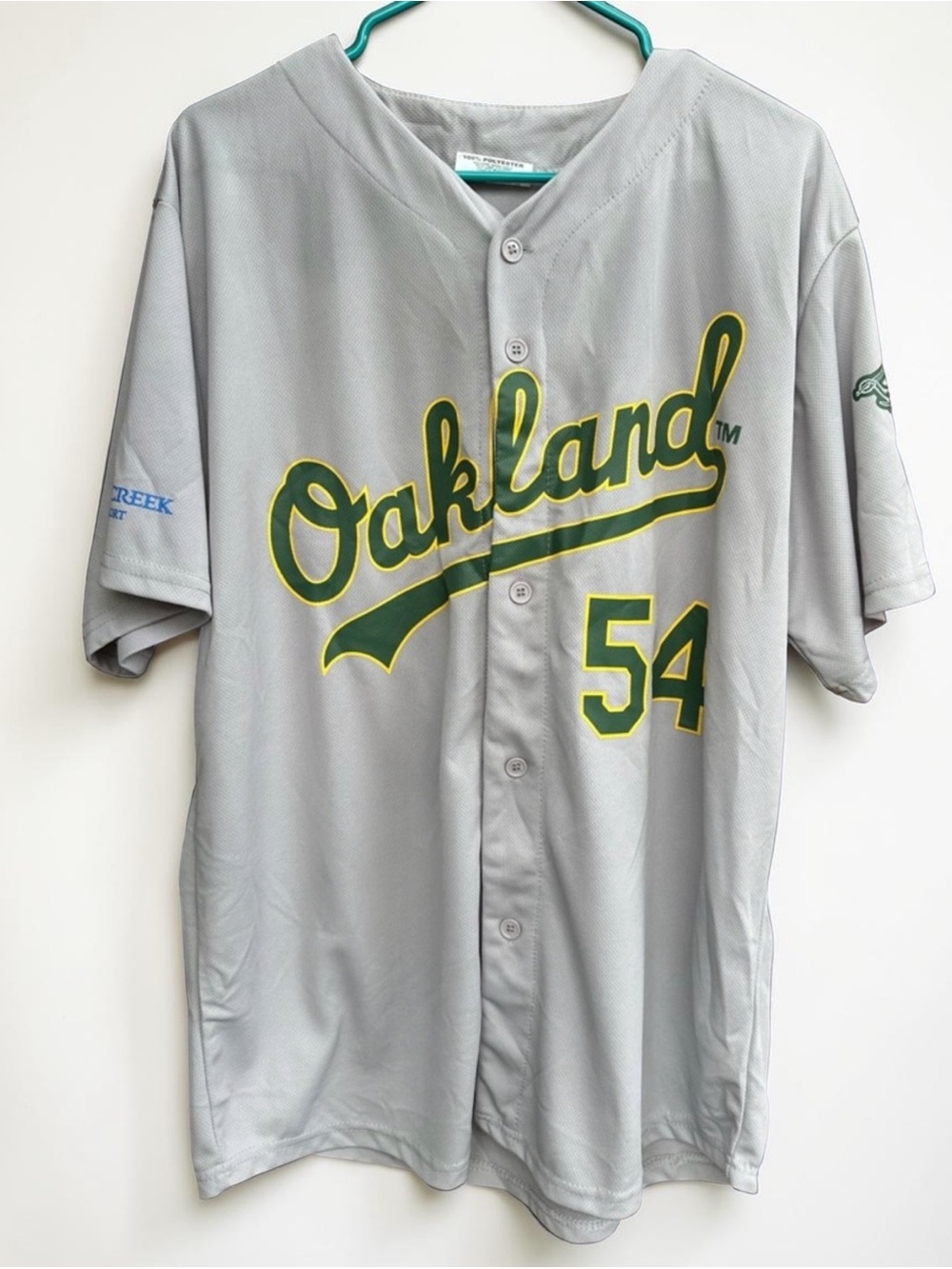Match Up Promotions Oakland Athletics Gray #54 MLB Jersey XL